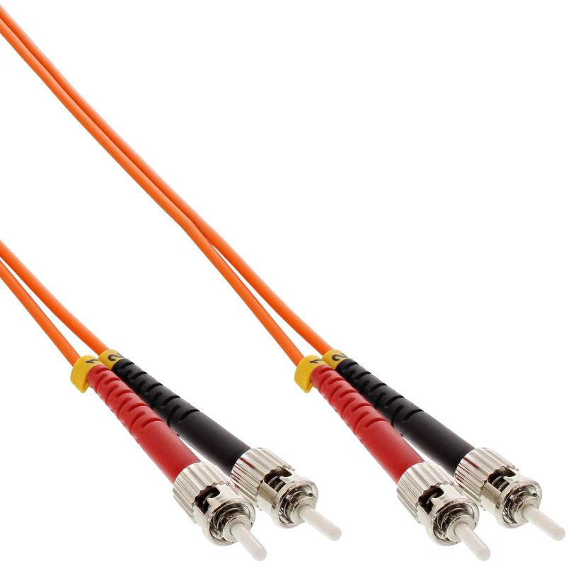 LWL Patchkabel ST/ST OM2 – Multimode Duplex, halogenfrei